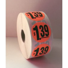 $1.39 - 1.5" Red Label Roll